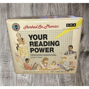 Hooked on Phonics Your Reading Power SRA 1992 Cassettes Booklet Key Complete Set